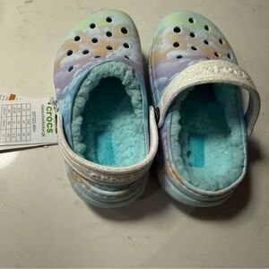 CROCS Kids' Pastel Tie-Dye Slippers